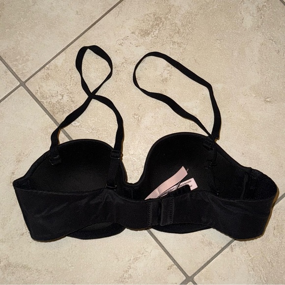 VICTORIAS SECRET Body by Victoria Lined Strapless Bra Black 32B - Picture 2 of 3